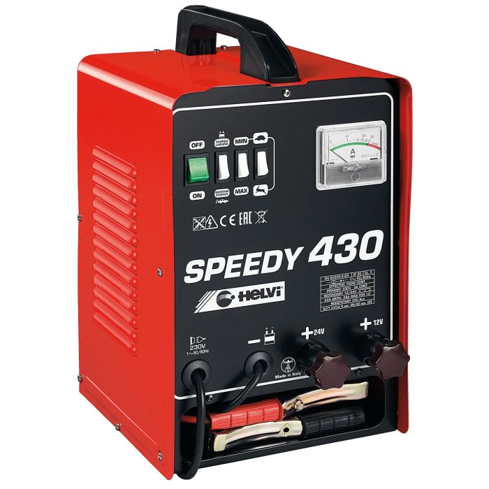 Chargeur de batterie avec booster Helvi Speedy 430 12-24 V 42 A 