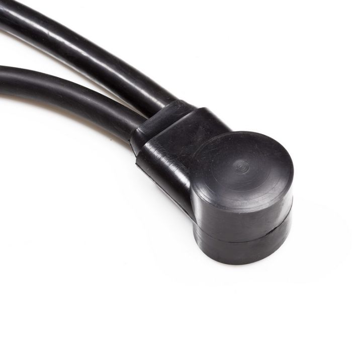 Capuchon isolant double noir 35/50/70 mm² pour bornes plates 