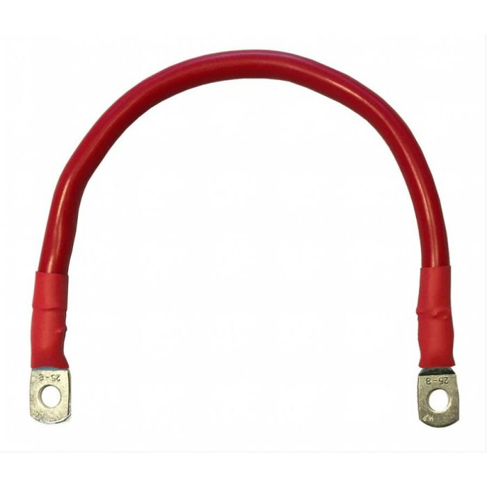Câble de batterie rouge 2,5 mm² 150 cm cosses M8-M8 