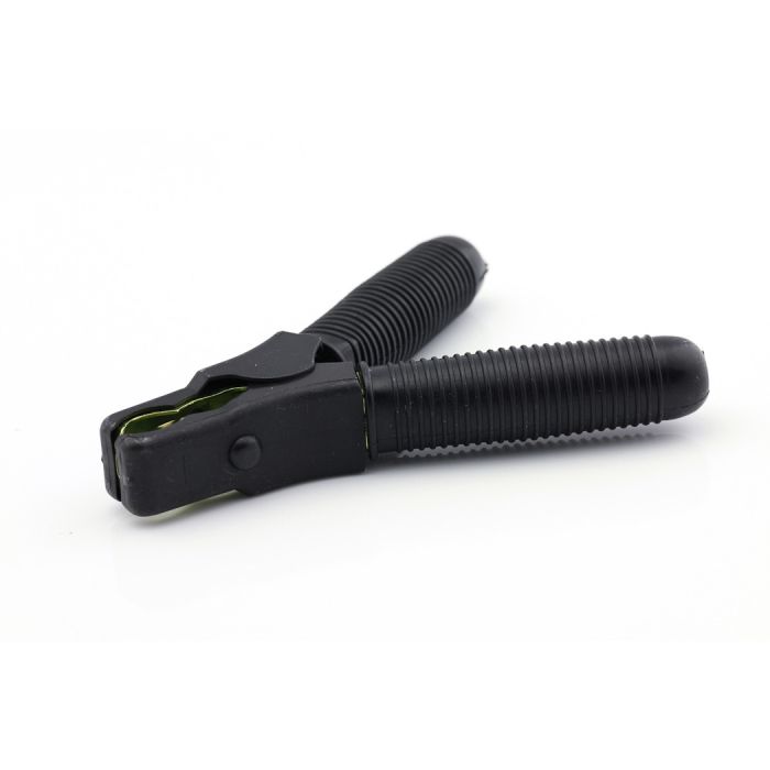 Pince de charge 100 A noire bec droit 120 mm 