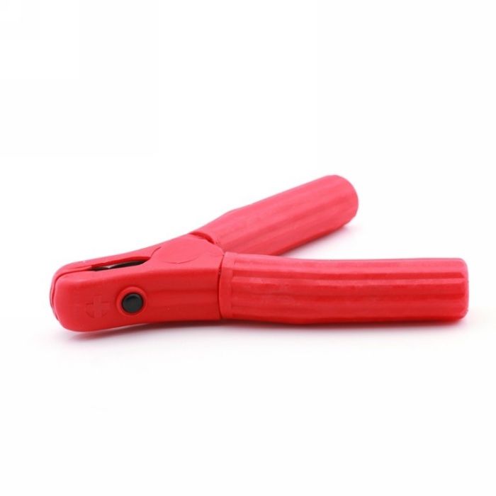 Pince de charge 200 A rouge isolée 160 mm, câble jusqu'à 35 mm² 