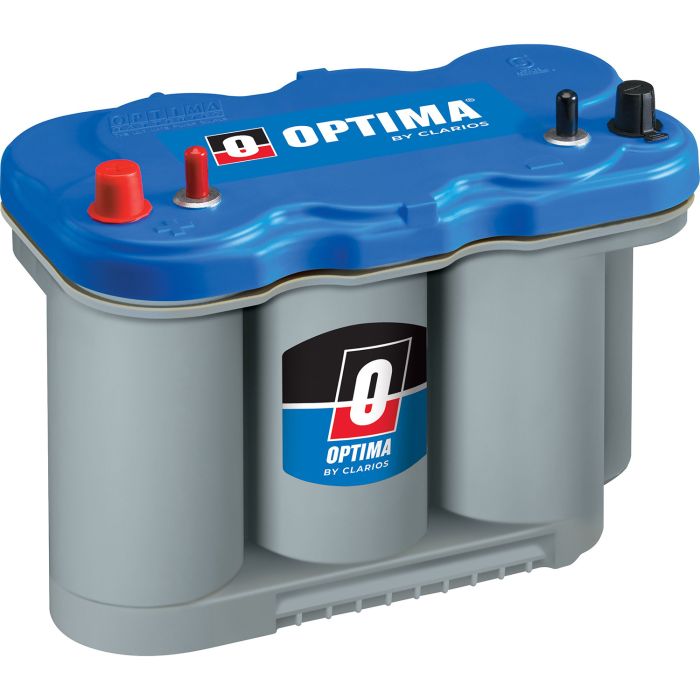 Batterie AGM spiralée Optima BlueTop D27M 12 V 66 Ah 975 A – Cellules spiralées