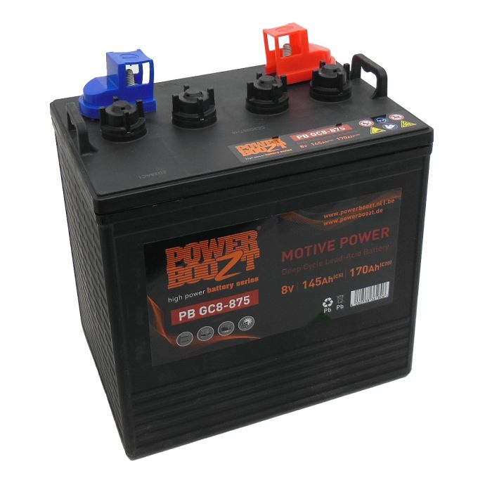 Batterie à décharge lente Powerboozt Flooded Deep Cycle 12 V 170 Ah – Plomb-acide (électrolyte liquide)