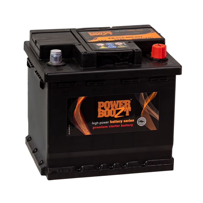 Batterie de démarrage Powerboozt Premium Start PB.552.400 12 V 52 Ah 470 A – Plomb-acide (sans entretien)