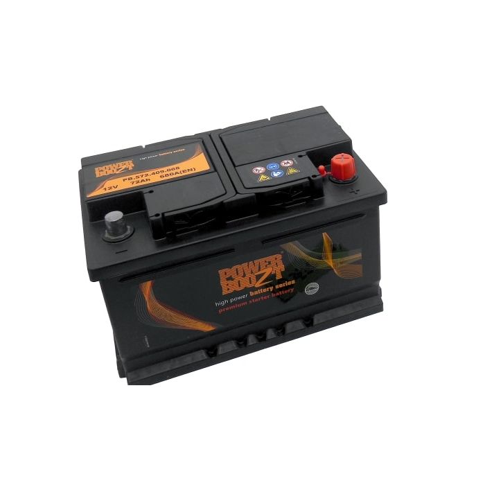 Batterie de démarrage Powerboozt Premium Start 12 V 72 Ah 680 A – Plomb-acide (sans entretien)