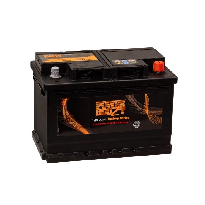 Batterie de démarrage Powerboozt Premium Start 12 V 74 Ah 680 A – Plomb-acide (sans entretien)