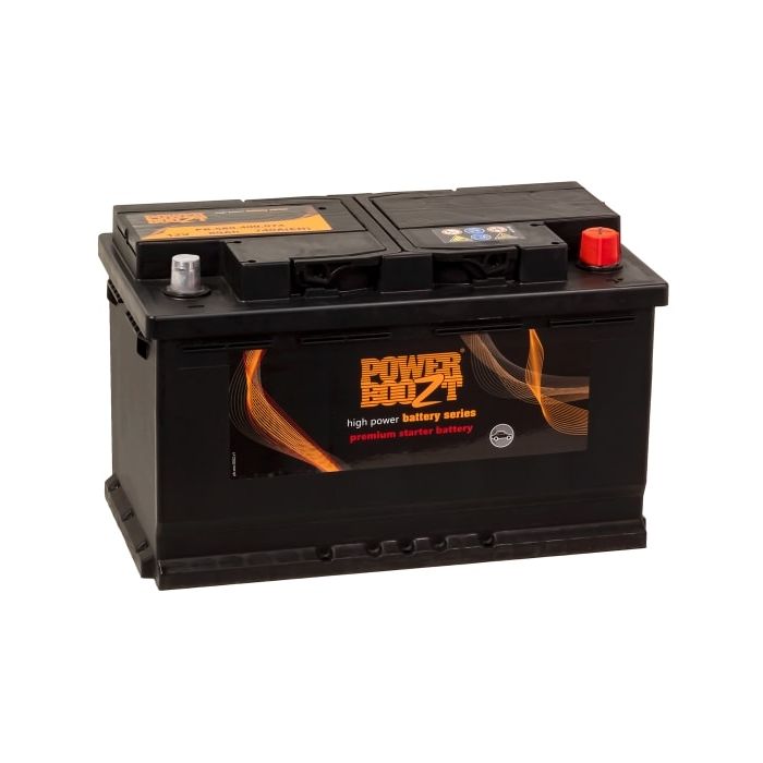 Batterie de démarrage Powerboozt Premium Start PB.580.400 12 V 80 Ah 740 A – Plomb-acide (sans entretien)
