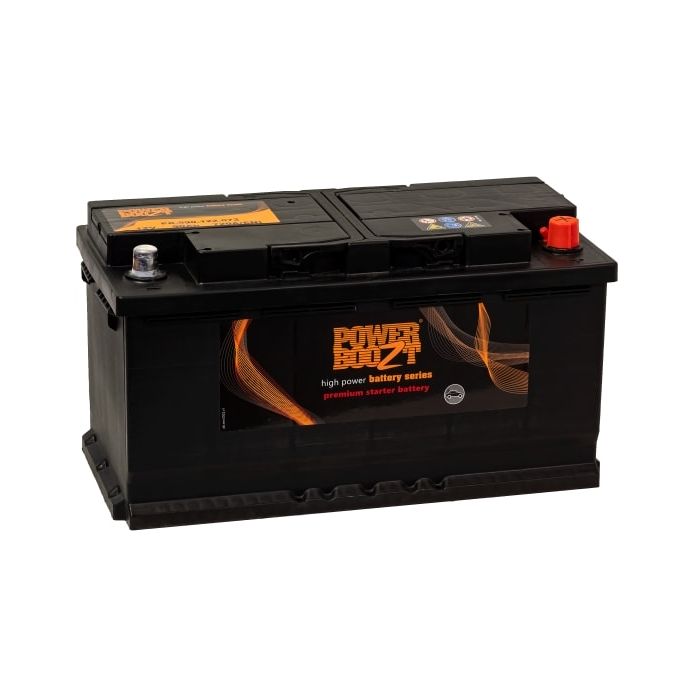 Batterie de démarrage Powerboozt Premium Start 12 V 90 Ah 720 A – Plomb-acide (sans entretien)