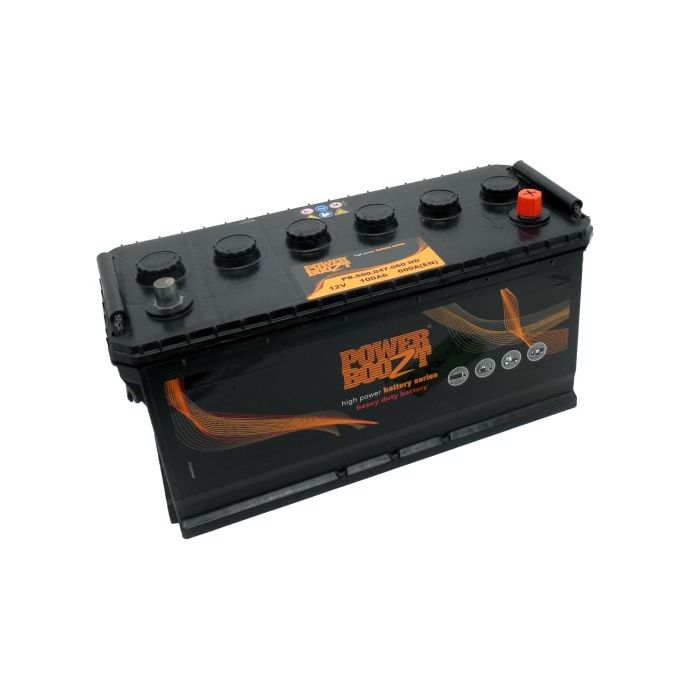 Batterie de démarrage Powerboozt Heavy Duty PB.600.047 12 V 100 Ah 600 A – Plomb-acide (sans entretien)