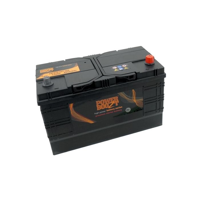 Batterie de démarrage Powerboozt Heavy Duty 12 V 110 Ah 680 A – Plomb-acide (sans entretien)