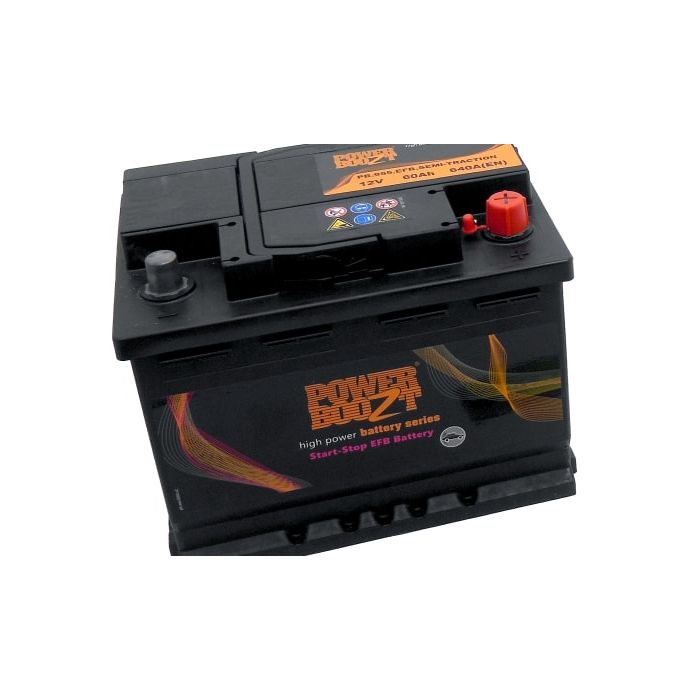 Batterie semi-traction EFB Powerboozt PB.955.EFB 12 V 60 Ah 640 A – EFB