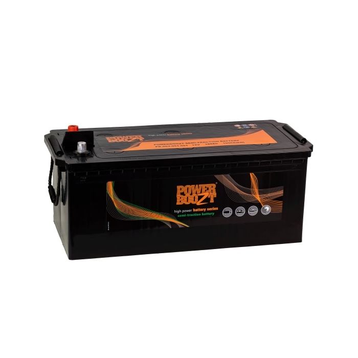 Batterie semi-traction Powerboozt PB.963.051 12 V 180 Ah 1000 A – Plomb-acide (sans entretien)