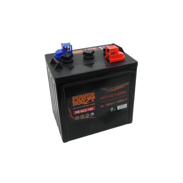 Batterie à décharge lente Powerboozt Flooded Deep Cycle PB.GC2.105 225 Ah – Plomb-acide (électrolyte liquide)