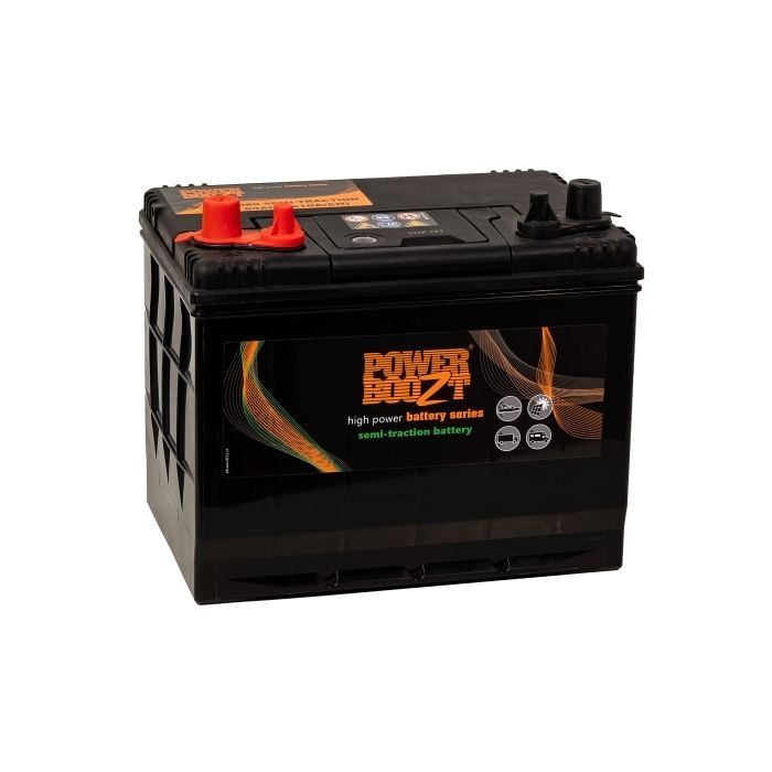 Batterie semi-traction Powerboozt PB.GR24.080 12 V 80 Ah 610 A – Plomb-acide (sans entretien)