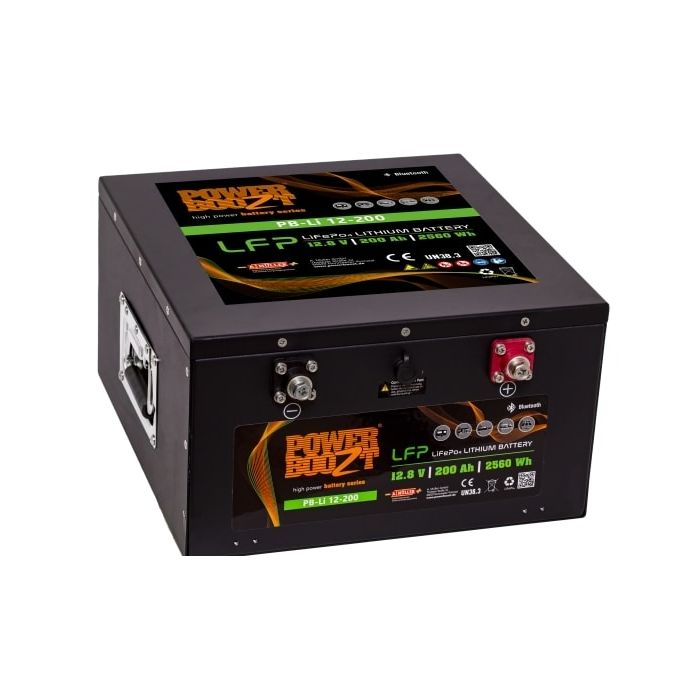 Batterie lithium LiFePO4 Powerboozt PB.Li.12.200 12,8 V 200 Ah – Lithium LiFePO4