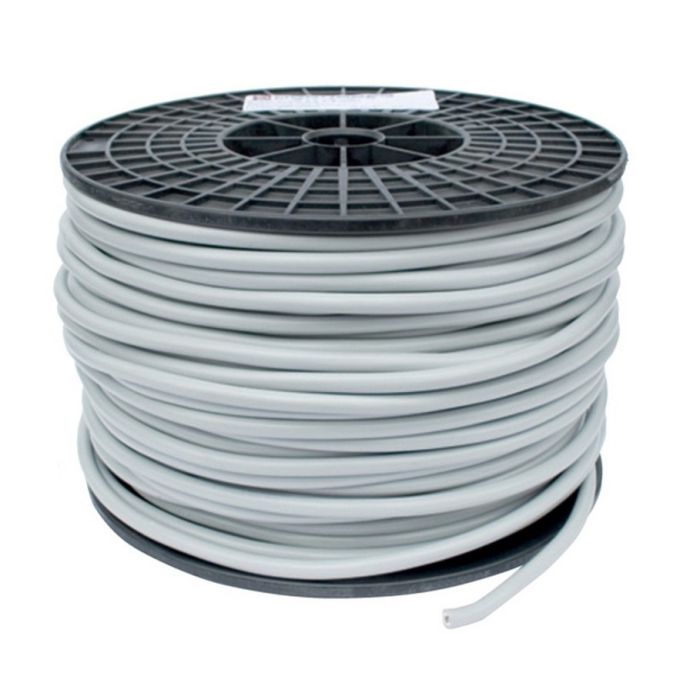 Câble de commande PVC gris HO5VV-F 2 x 1,5 mm² rouleau de 100 m 