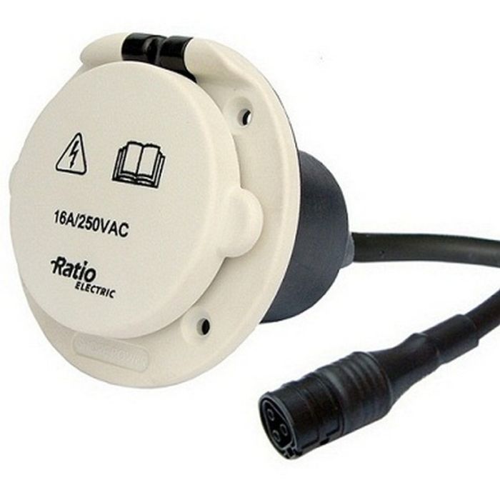 Prise de quai Ratio IP56 avec câble de 0,4 m 