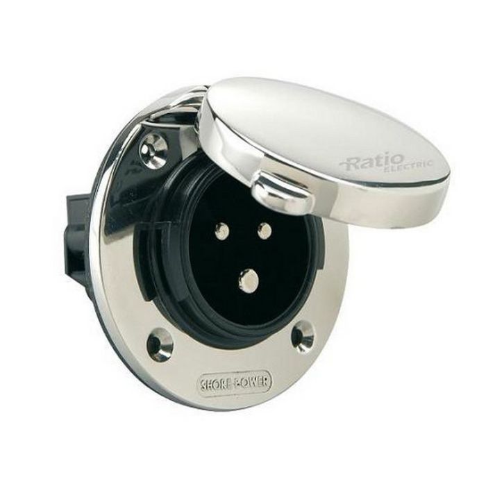Prise d'alimentation de quai Ratio 50 A inox IP56 