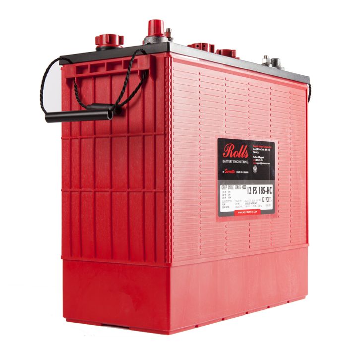 Batterie à décharge lente Rolls EC12-185 12 V 210 Ah – Plomb-acide (électrolyte liquide)