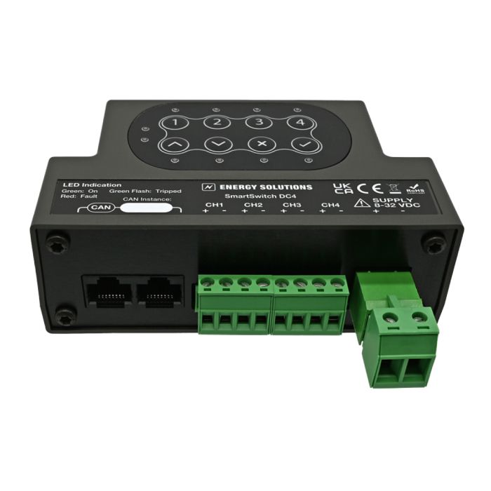 Module de commutation DC SmartSwitch DC4 (version 2) 4 canaux 12-24 V 15 A 