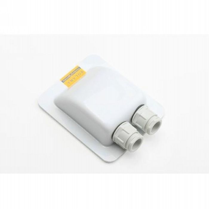 Passe-câble de toit double Solara DD2/W blanc 4 à 6 mm² 