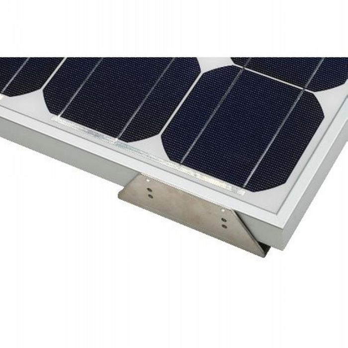 Équerres de fixation aluminium Solara pour panneau solaire (lot de 4) 