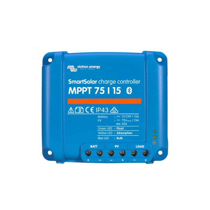 Kit solaire 230 Wp Victron SmartSolar MPPT 75/15 et 2 panneaux 115 Wp 