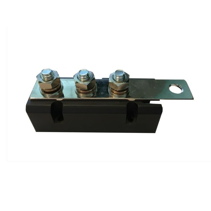 Barre de masse pour shunt TS Enovations TS-Fuse 4 x M10 noire 500 A 