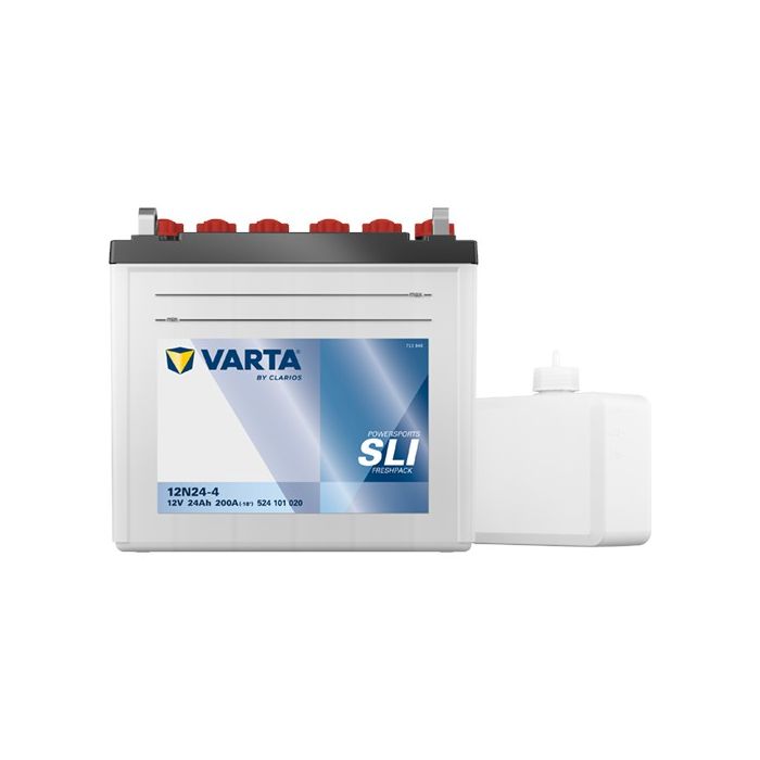 Batterie moto Varta Powersports 12N24-4 12 V 24 Ah 200 A – Plomb-acide (électrolyte liquide)