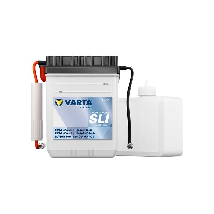Batterie moto Varta Powersports 6N4-2A-2 6 V 4 Ah 10 A – Plomb-acide (électrolyte liquide)
