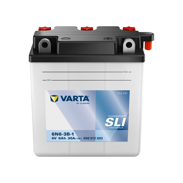 Batterie moto Varta Powersports 6N6-3B-1 12 V 6 Ah 30 A – Plomb-acide (électrolyte liquide)