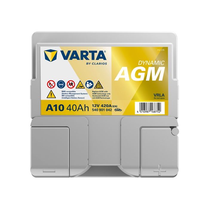 Batterie Start & Stop AGM Varta Dynamic A10 12 V 40 Ah 420 A – AGM
