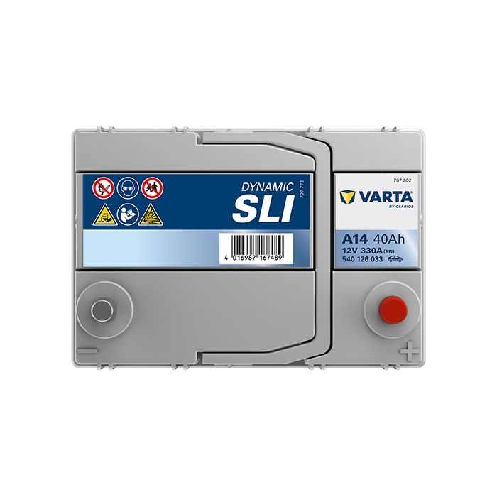 Batterie de démarrage Varta Dynamic A14 12 V 40 Ah 330 A – Plomb-acide (sans entretien)