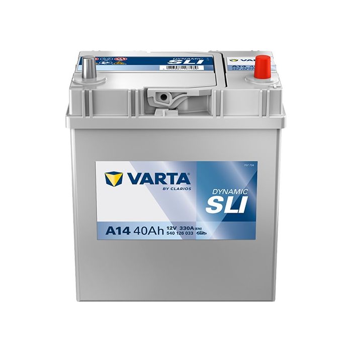 Batterie de démarrage Varta Dynamic A14 12 V 40 Ah 330 A – Plomb-acide (sans entretien)