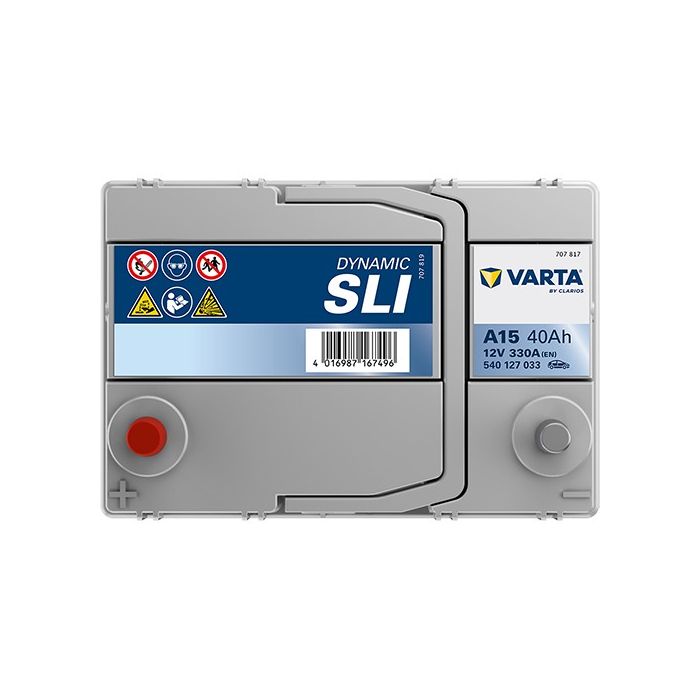 Batterie de démarrage Varta Dynamic A15 12 V 40 Ah 330 A – Plomb-acide (sans entretien)