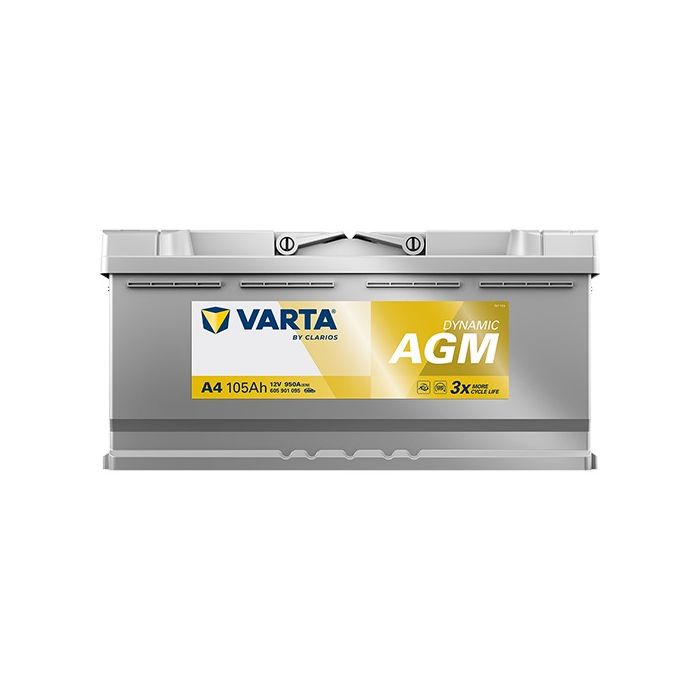 Batterie Start & Stop AGM Varta Dynamic A4 12 V 105 Ah 950 A – AGM