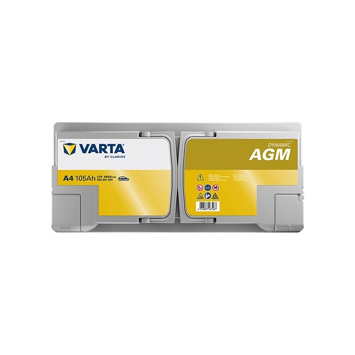 Batterie Start & Stop AGM Varta Dynamic A4 12 V 105 Ah 950 A – AGM