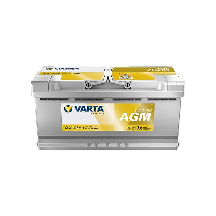Batterie Start & Stop AGM Varta Dynamic A4 12 V 105 Ah 950 A – AGM