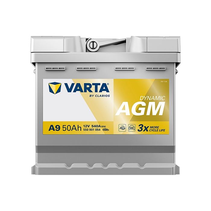 Batterie Start & Stop AGM Varta Dynamic A9 12 V 50 Ah 540 A – AGM
