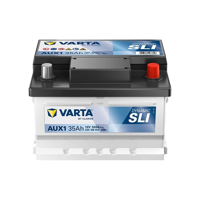 Batterie auxiliaire Varta Dynamic AUX1 12 V 35 Ah 520 A – Plomb-acide (sans entretien)