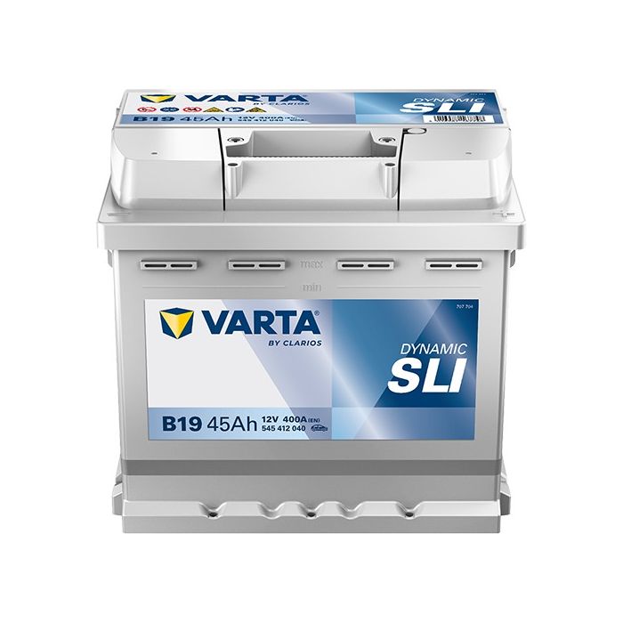 Batterie de démarrage Varta Dynamic B19 12 V 45 Ah 400 A – Plomb-acide (sans entretien)