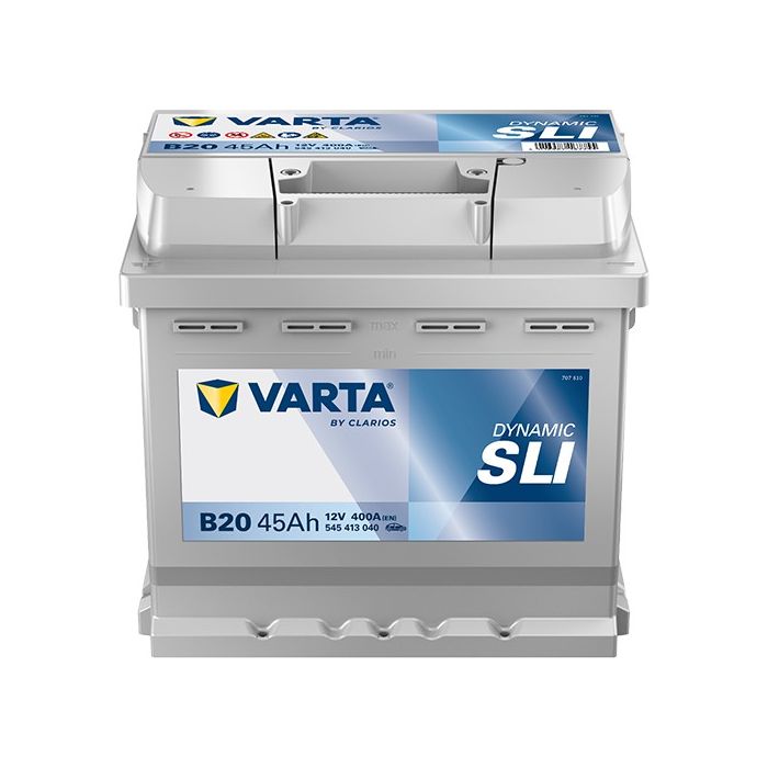 Batterie de démarrage Varta Dynamic B20 12 V 45 Ah 400 A – Plomb-acide (sans entretien)