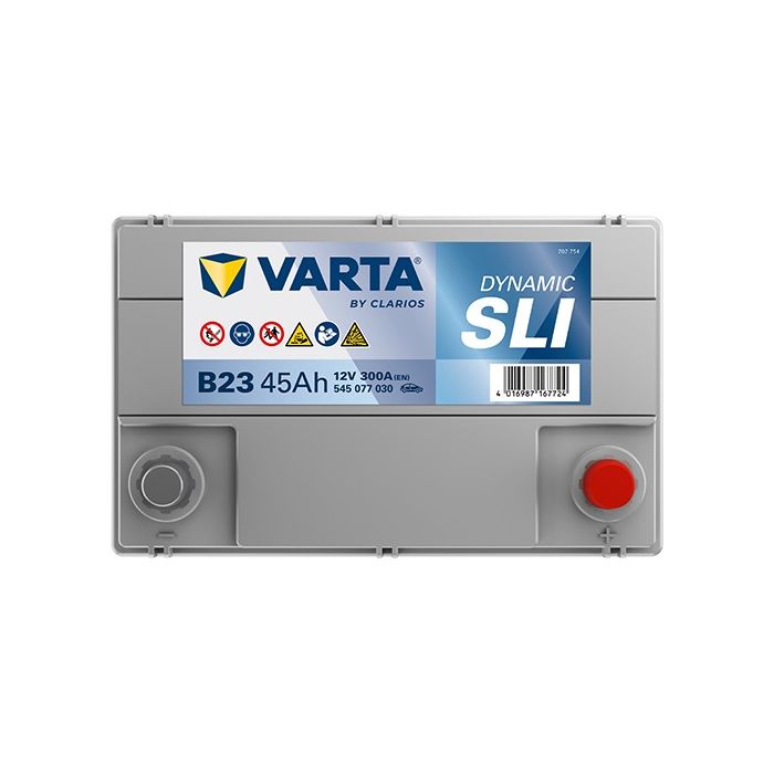 Batterie de démarrage Varta Dynamic B23 12 V 45 Ah 300 A – Plomb-acide (sans entretien)