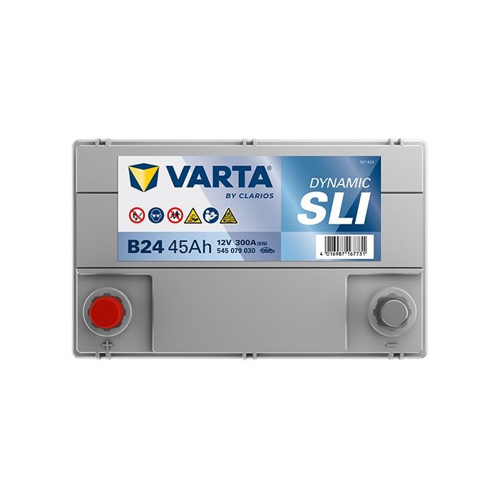 Batterie de démarrage Varta Dynamic B24 12 V 45 Ah 300 A – Plomb-acide (sans entretien)