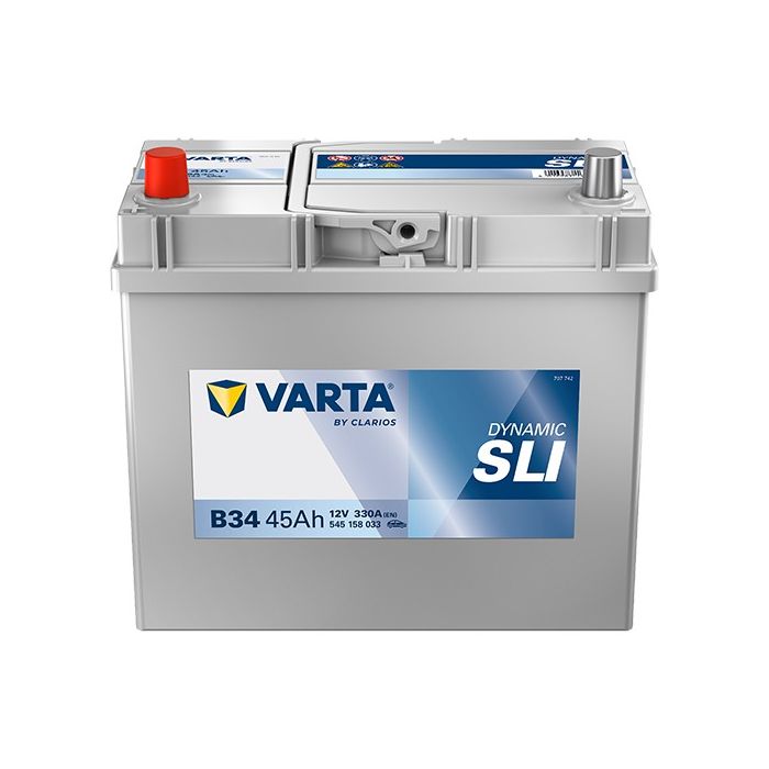 Batterie de démarrage Varta Dynamic B34 12 V 45 Ah 330 A – Plomb-acide (sans entretien)