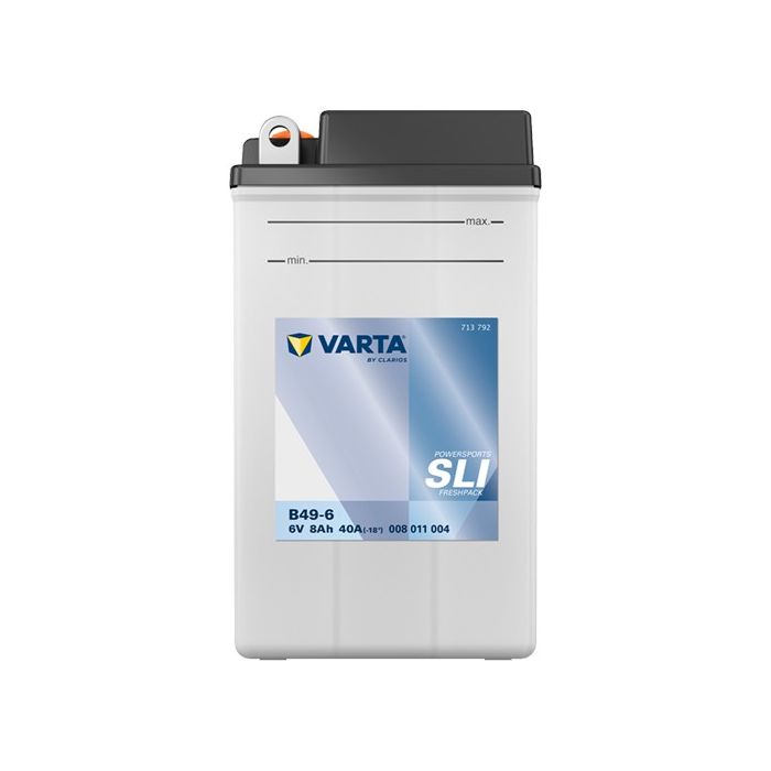 Batterie moto Varta Powersports B49-6 12 V 8 Ah 40 A – Plomb-acide (électrolyte liquide)