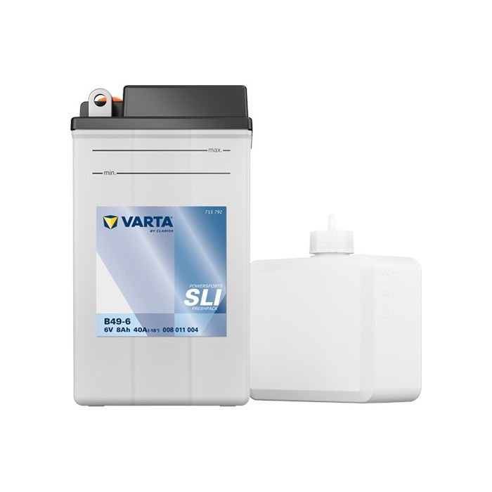 Batterie moto Varta Powersports B49-6 12 V 8 Ah 40 A – Plomb-acide (électrolyte liquide)