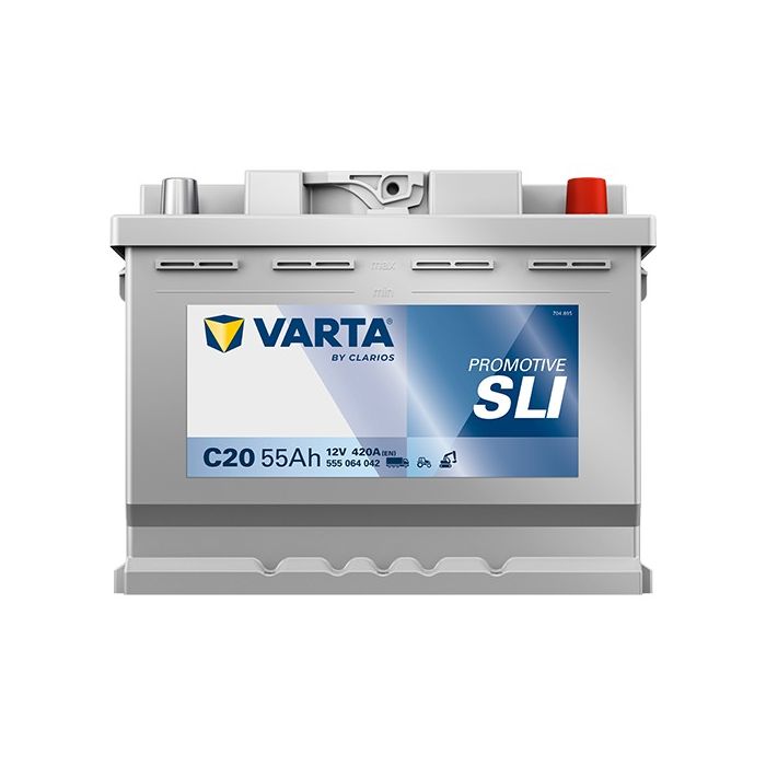 Batterie de démarrage Varta Promotive C20 12 V 55 Ah 420 A – Plomb-acide (sans entretien)