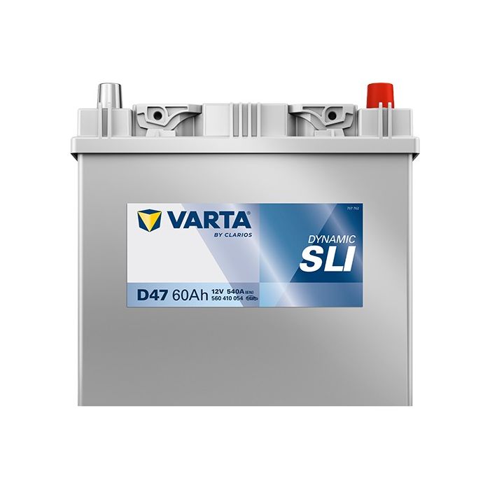 Batterie de démarrage Varta Dynamic D47 12 V 60 Ah 540 A – Plomb-acide (sans entretien)