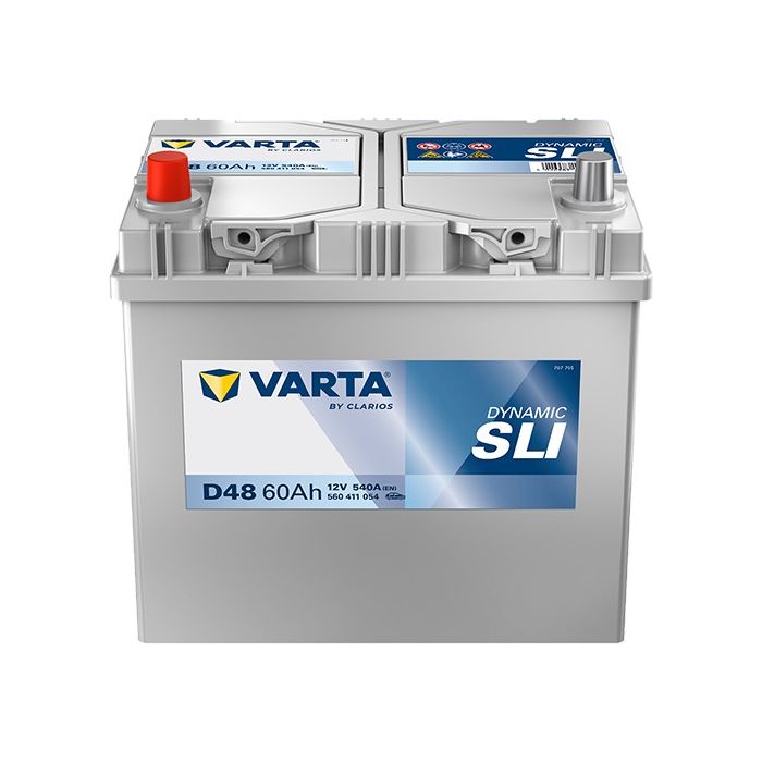 Batterie de démarrage Varta Dynamic D48 12 V 60 Ah 540 A – Plomb-acide (sans entretien)